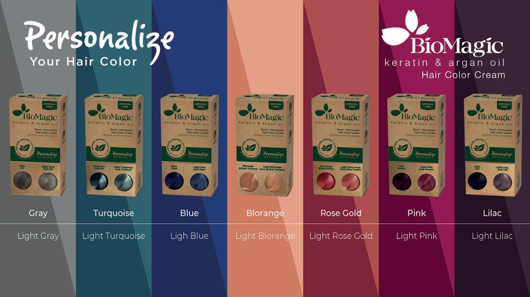 6/00 BLOND FONCÉ – KIT. Crème colorante permanente pour cheveux - BioMagic