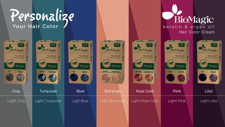6/00 BLOND FONCÉ – KIT. Crème colorante permanente pour cheveux - BioMagic